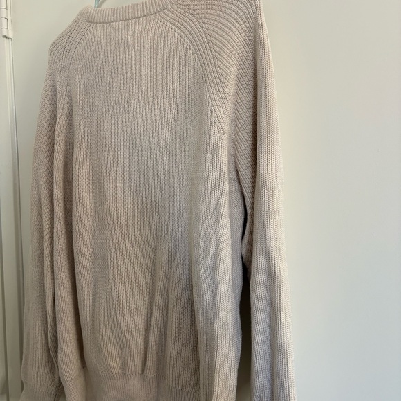 Knit by J Crew Men's Heritage cotton ribbed sweater M Fall 100% Cotton Timeless - Picture 9 of 9